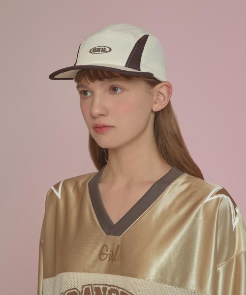 OVAL ADVERTYPE MESH CAMP CAP yellow