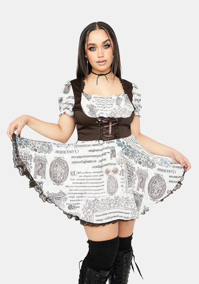 Plus See The Unseen Underbust Dress - 1X