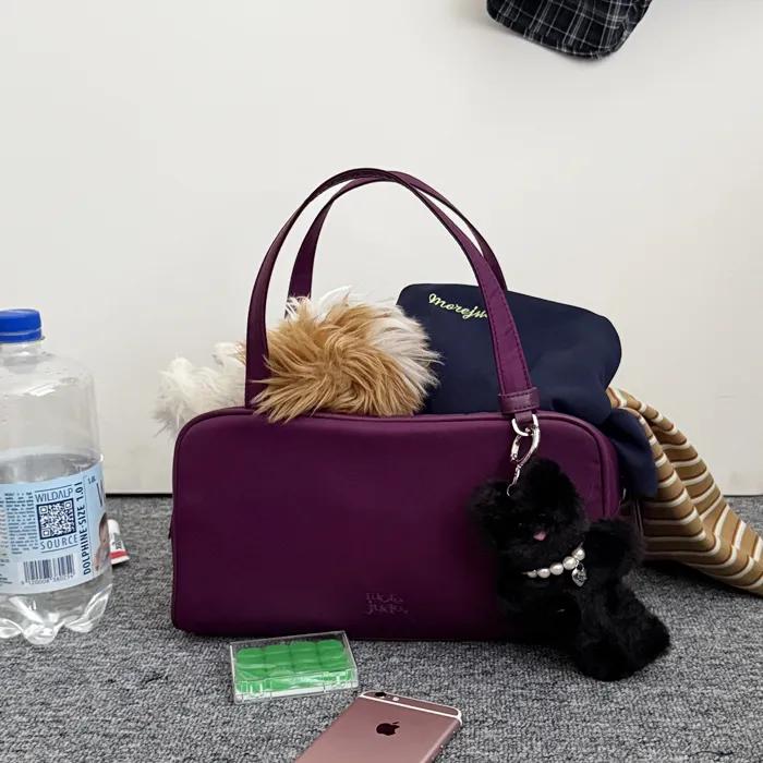 Carry on tote bag plum