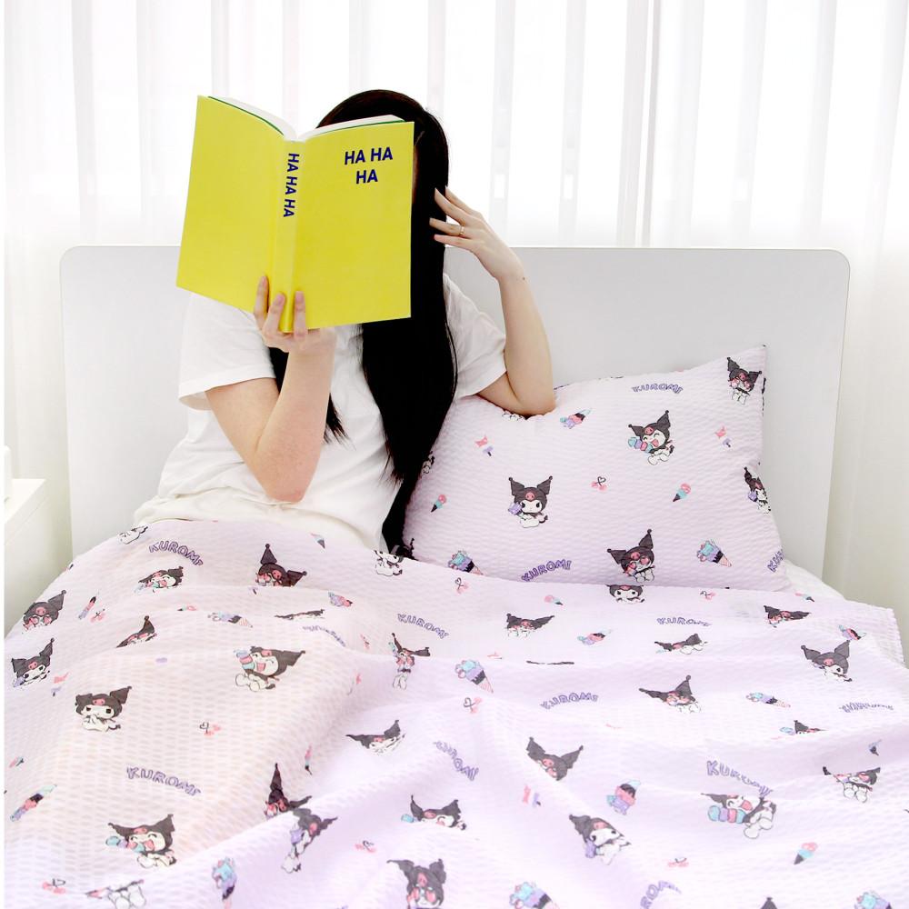 산리오 쿠로미 뱀부리플 이불 베개커버 침구세트 스윗썸머