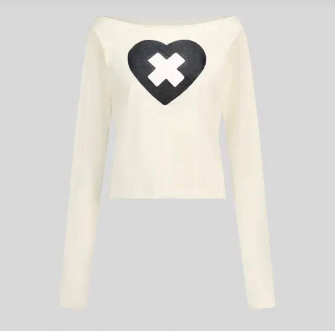 샵페어리 크로스하트 컷오프 티셔츠 | 후루츠패밀리