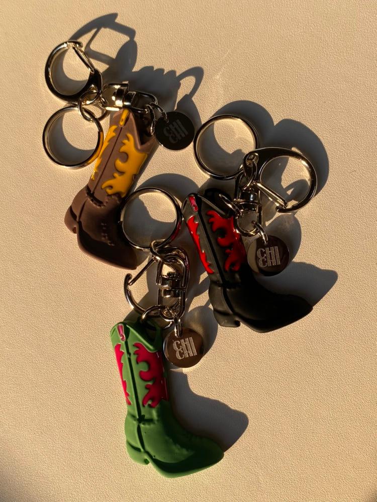 [치치포유] color westernboots keyring