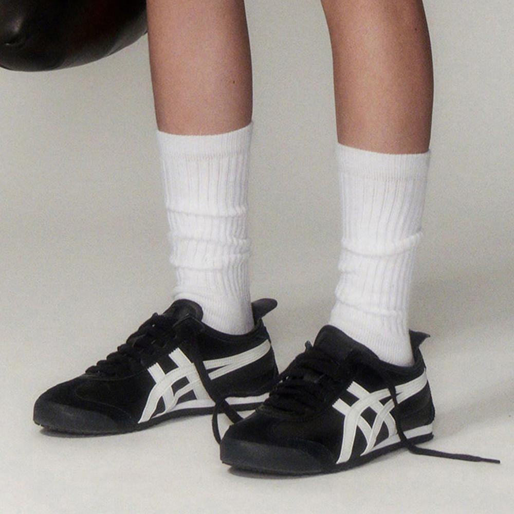 Onitsuka Tiger Mexico 66 Unisex Shoes Black/White 오니츠카타이거 멕시코66 블랙/화이트