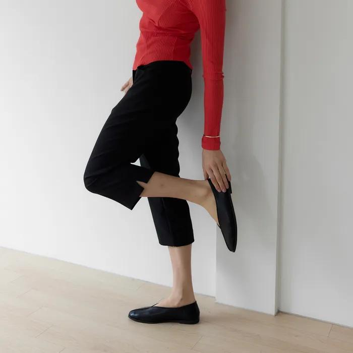 [5th] Oe Capri Pants (Black)