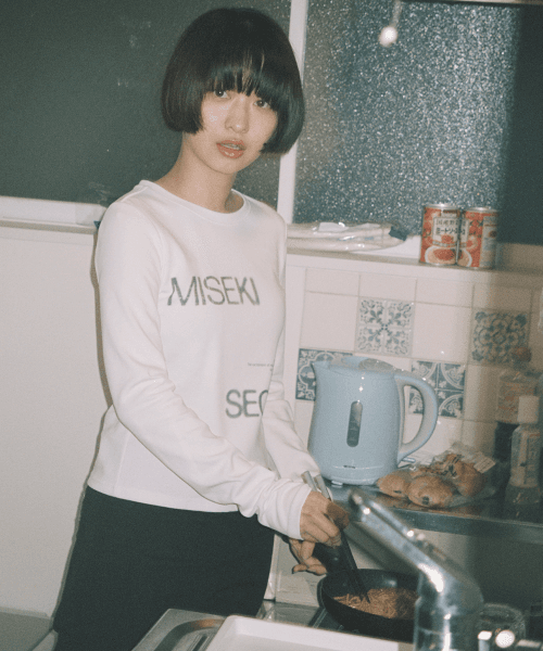 Logo long sleeves WHITE
