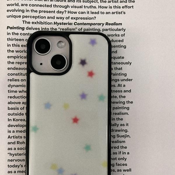 cloudy stars (colorful) - epoxy/glass