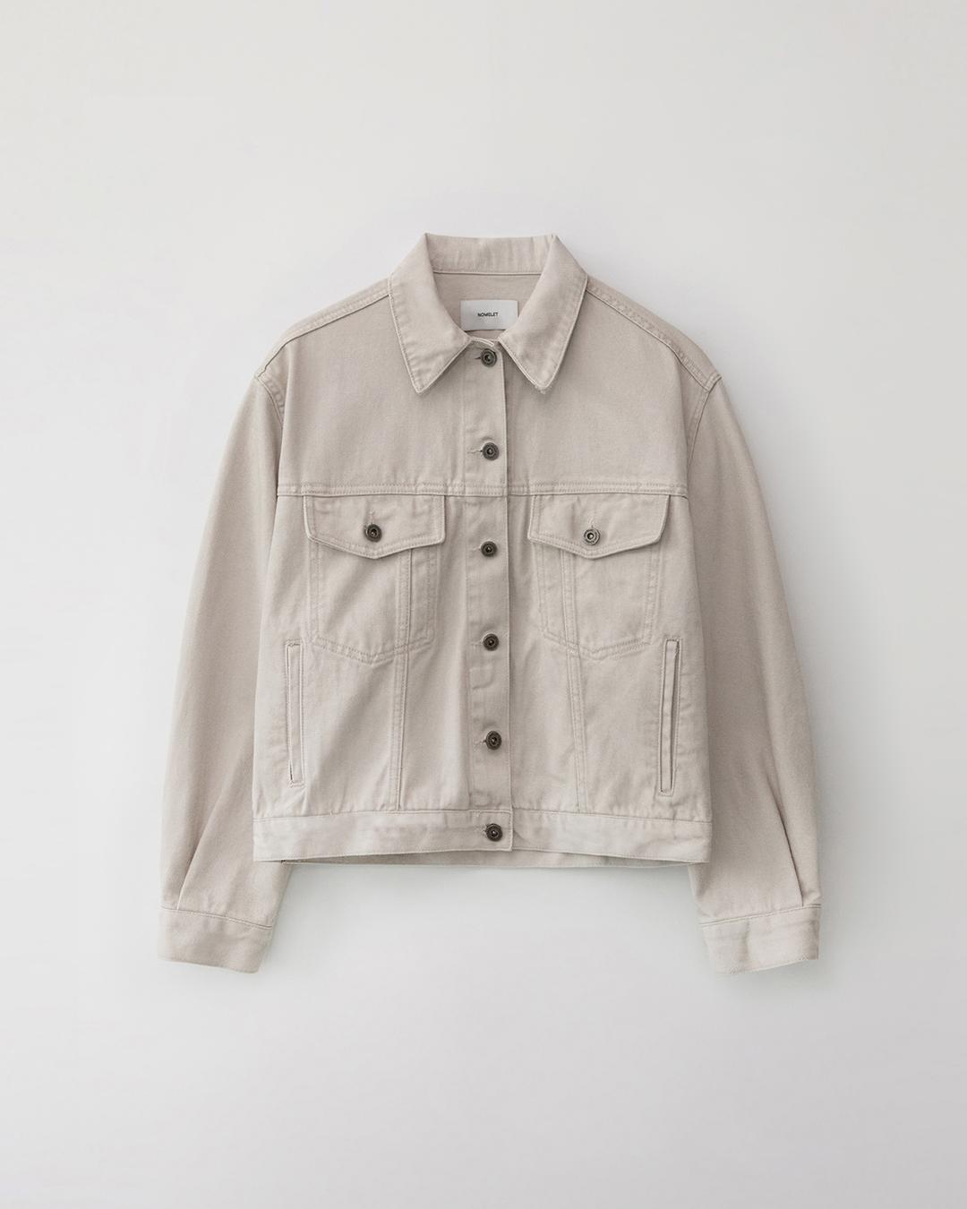 Vetiver denim trucker - dusty cream [4/10까지 예약 발송]