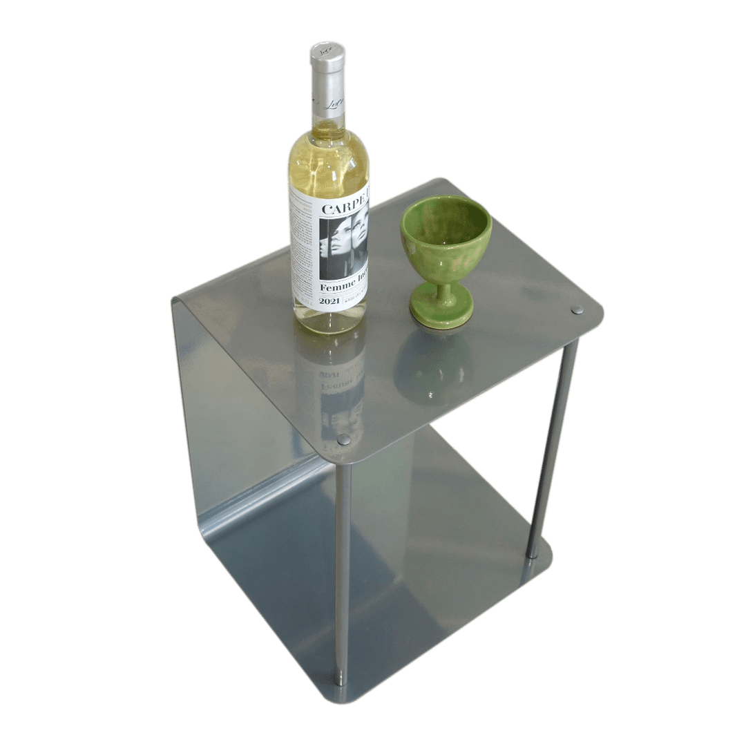 [LIMITED] D STOOL SILVER