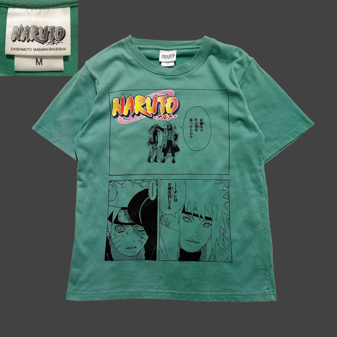 NARUTO -ナルト- 原画 名シーン 波風ミナト アニメ Tシャツ ©︎集英社