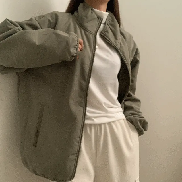 [1천장판매✨/양털안감🔥/2size] 오버핏 양털 하프 집업 아우터 남녀공용 -4col