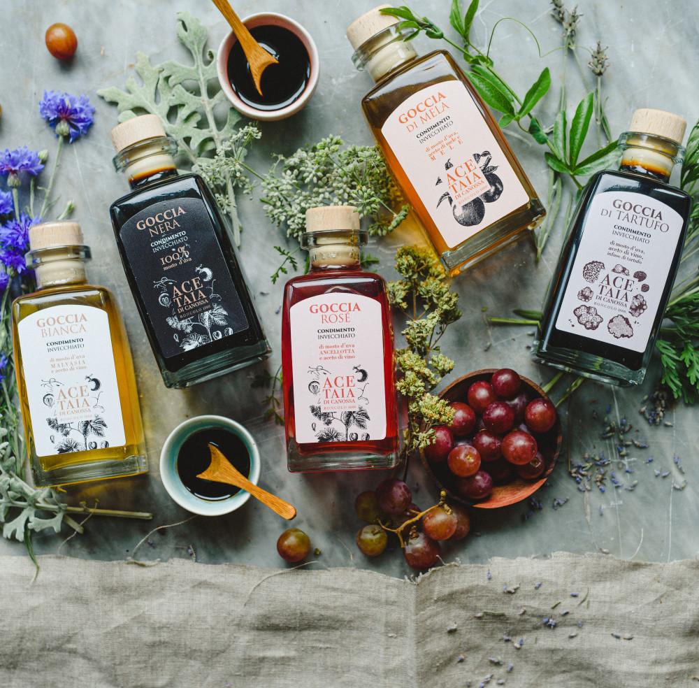 아체타이아 디 카노사 발사믹식초 콘디멘토 5종 블랙, 화이트, 로제, 애플, 화이트트러플