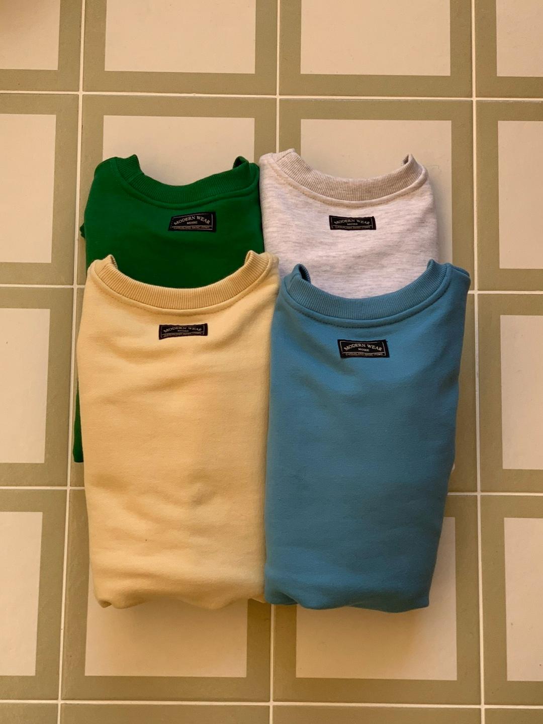 선데이 크롭 맨투맨 (4color)