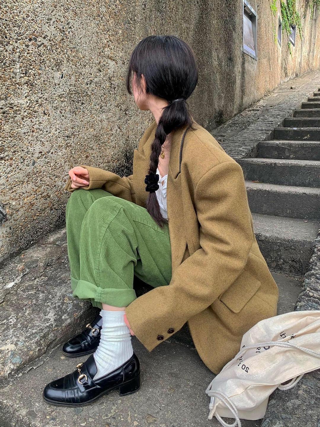 over wool hidden jacket (2color)