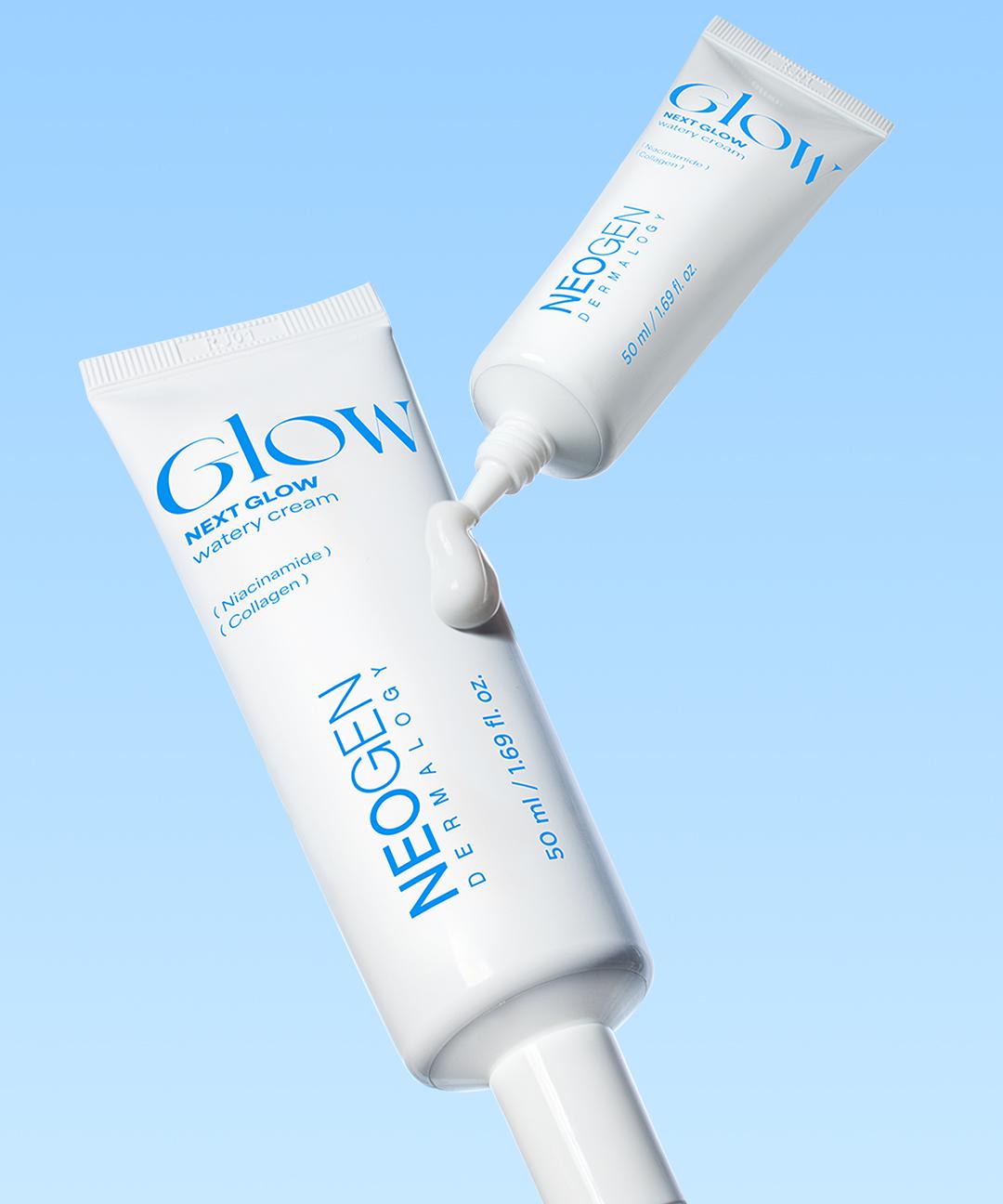 네오젠 💖직잭 단독 1+1💖 ✨뷰튜버 PICK✨ 화잘먹 글로우 워터리 크림 50ml*2