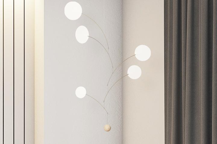 강아지풀 디자인 인테리어 모빌 (3color)