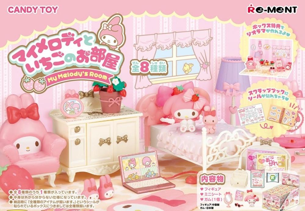 리멘트 식완 산리오 마이멜로디 방 블라인드 박스 8종 세트