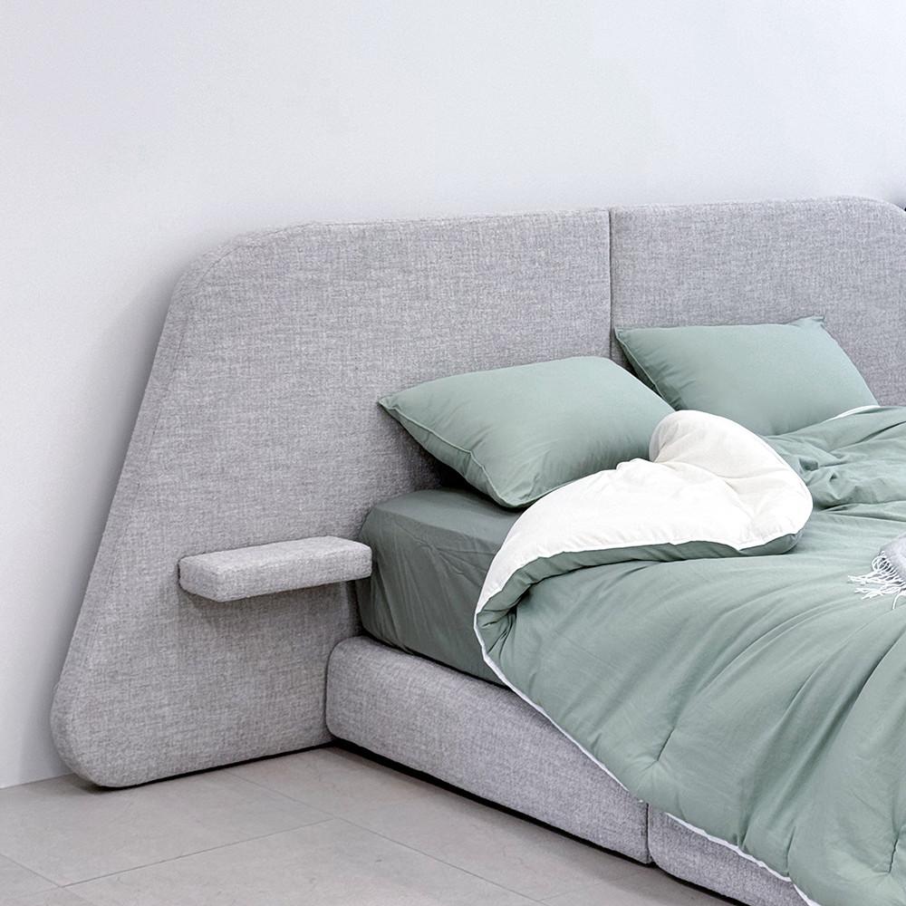 [슬립디노] 레이지 패브릭 침대 (Q/K 1700)