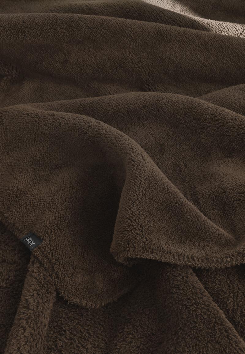 Furry Brown Fleece Blanket 퍼리 브라운 플리스 담요