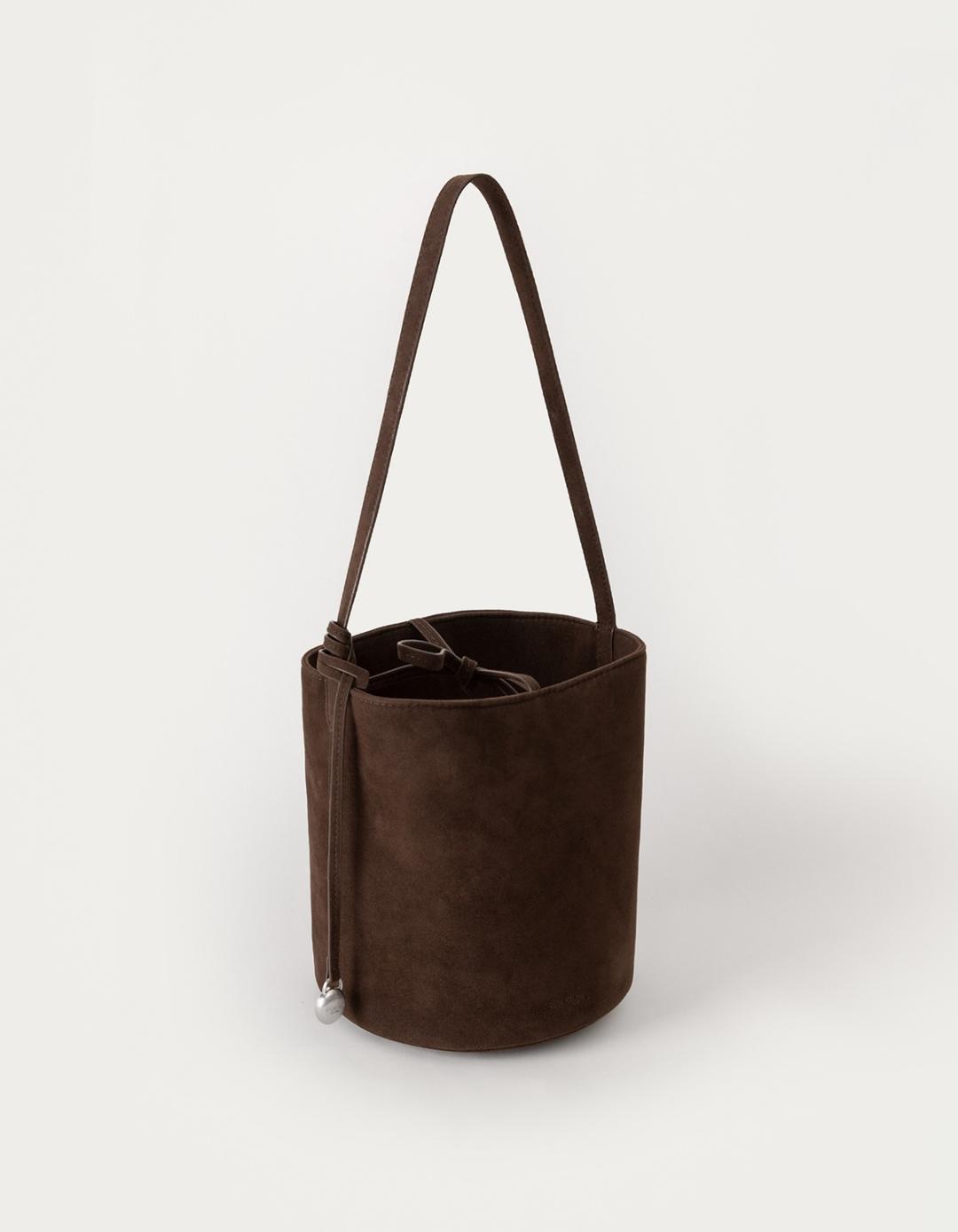 [김가을 PICK] 10.28 출고 Suede Basket Bag - Brown
