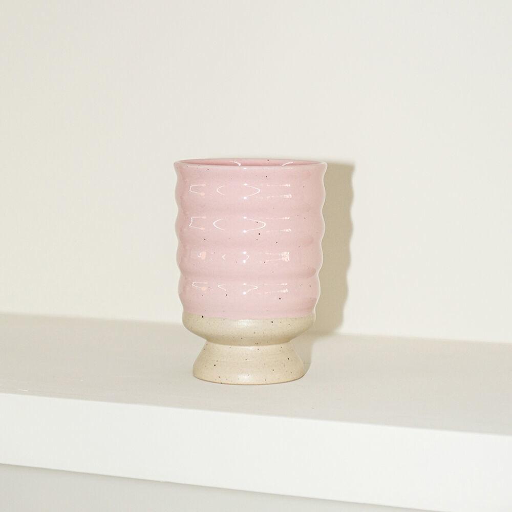 Wave Ice cup 웨이브 아이스컵 _ Pink (선물포장)