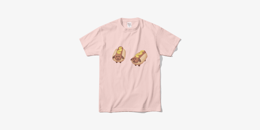 hato 핫도기 두배 라운드넥 티셔츠 ㅣ 마플샵