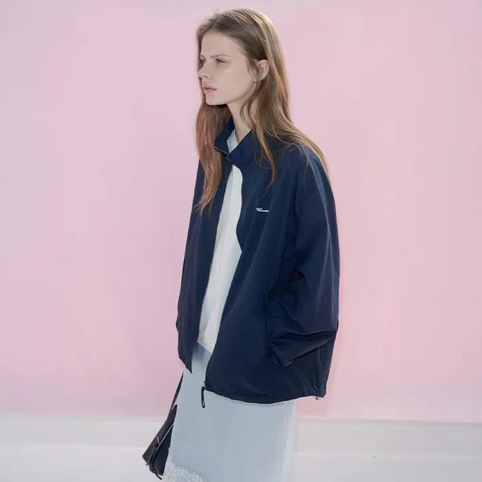 Ground Raglan Zip-up Jumper - Blueberry Navy