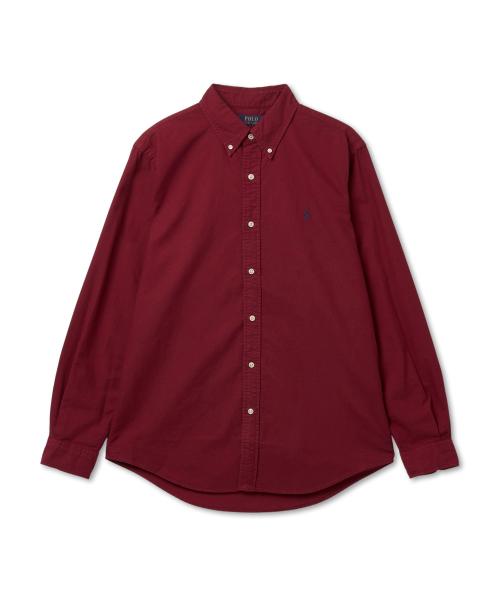 폴로 랄프 로렌(POLO RALPH LAUREN)  커스텀핏 가먼트 다이 옥스포드 셔츠-레드 카펫 - 사이즈 & 후기 | 무신사