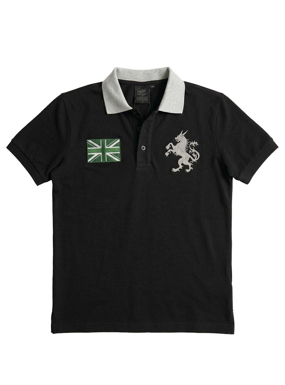 Heritage Emblem Cropped Polo Shirt