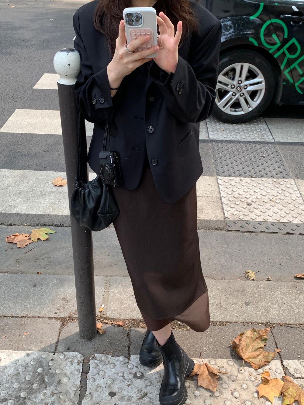 리어스 [리어스 제작] 헤그 크롭드 자켓