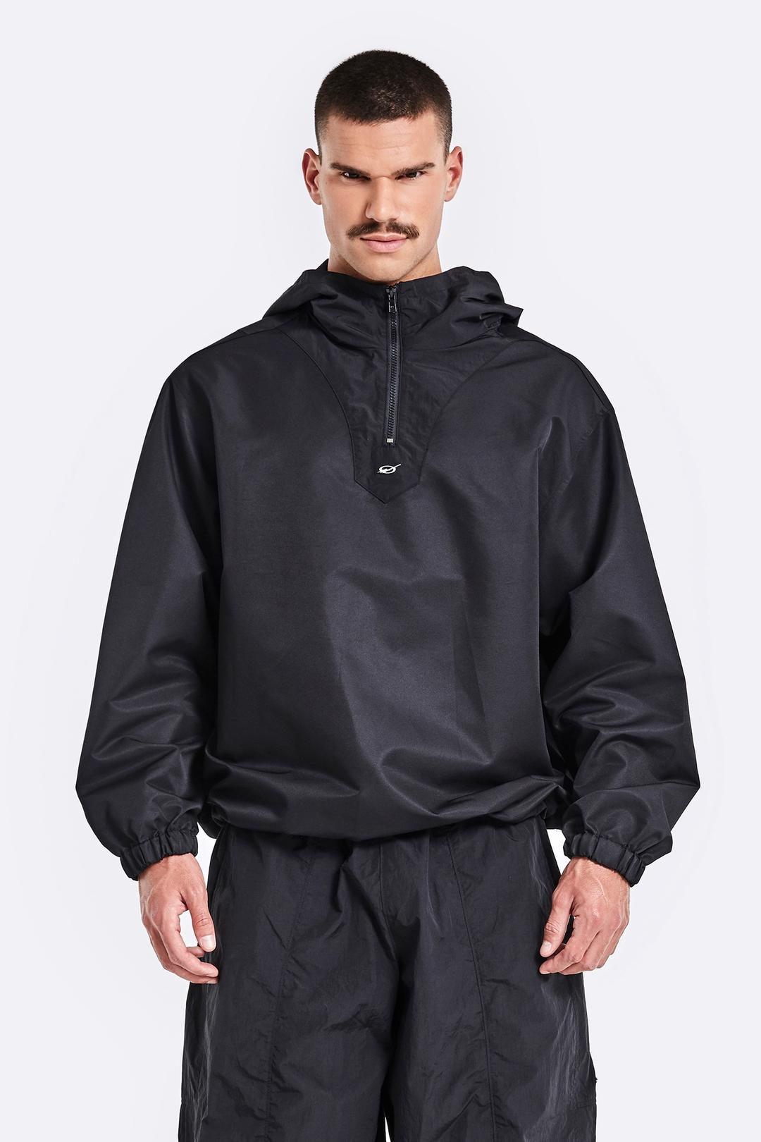 Mesh anorak - black