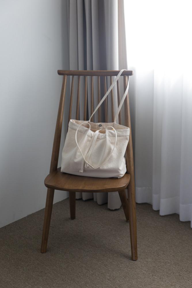 [susu] 빈티지 스티치 백 / natural ivory