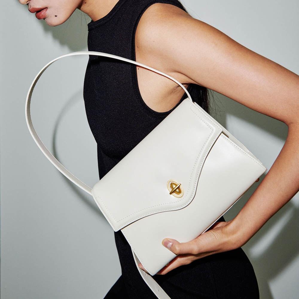 Ellipse lock shoulder_Cream