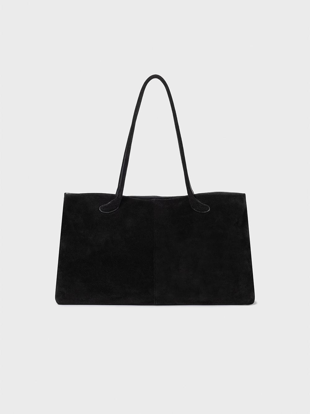 HARICOT BAG_SUEDE BLACK