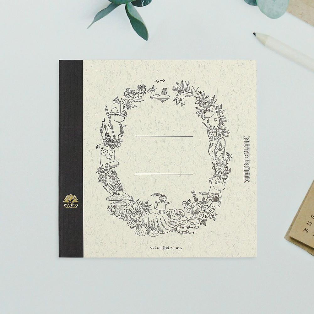 [츠바메] 만년필 필사 노트 무민 스퀘어 백지