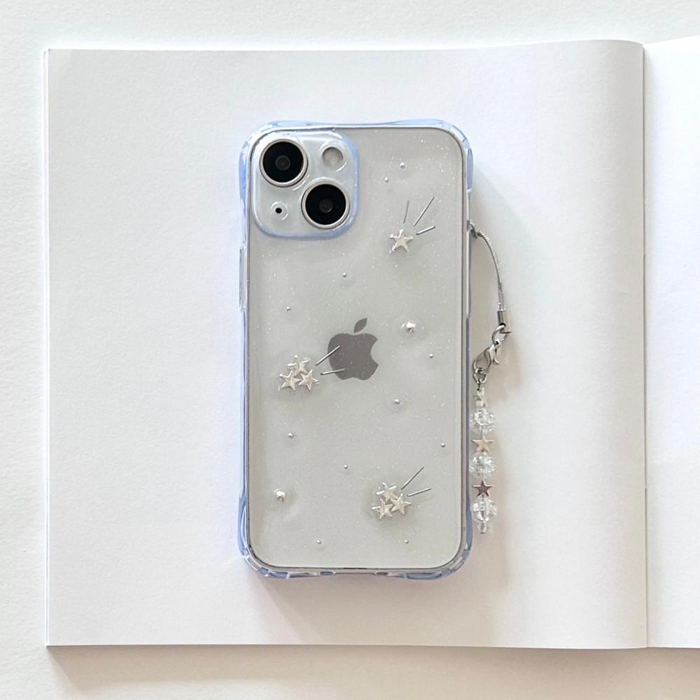 (아이폰/갤럭시 전용상품) 스타 위시 폰케이스 - 레진 핸드메이드 케이스