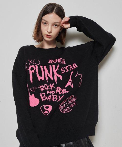 OT PUNK KNIT(BLACK)