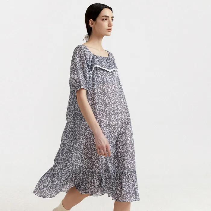 [모달100] (w) Ireland Short Sleeve One-piece