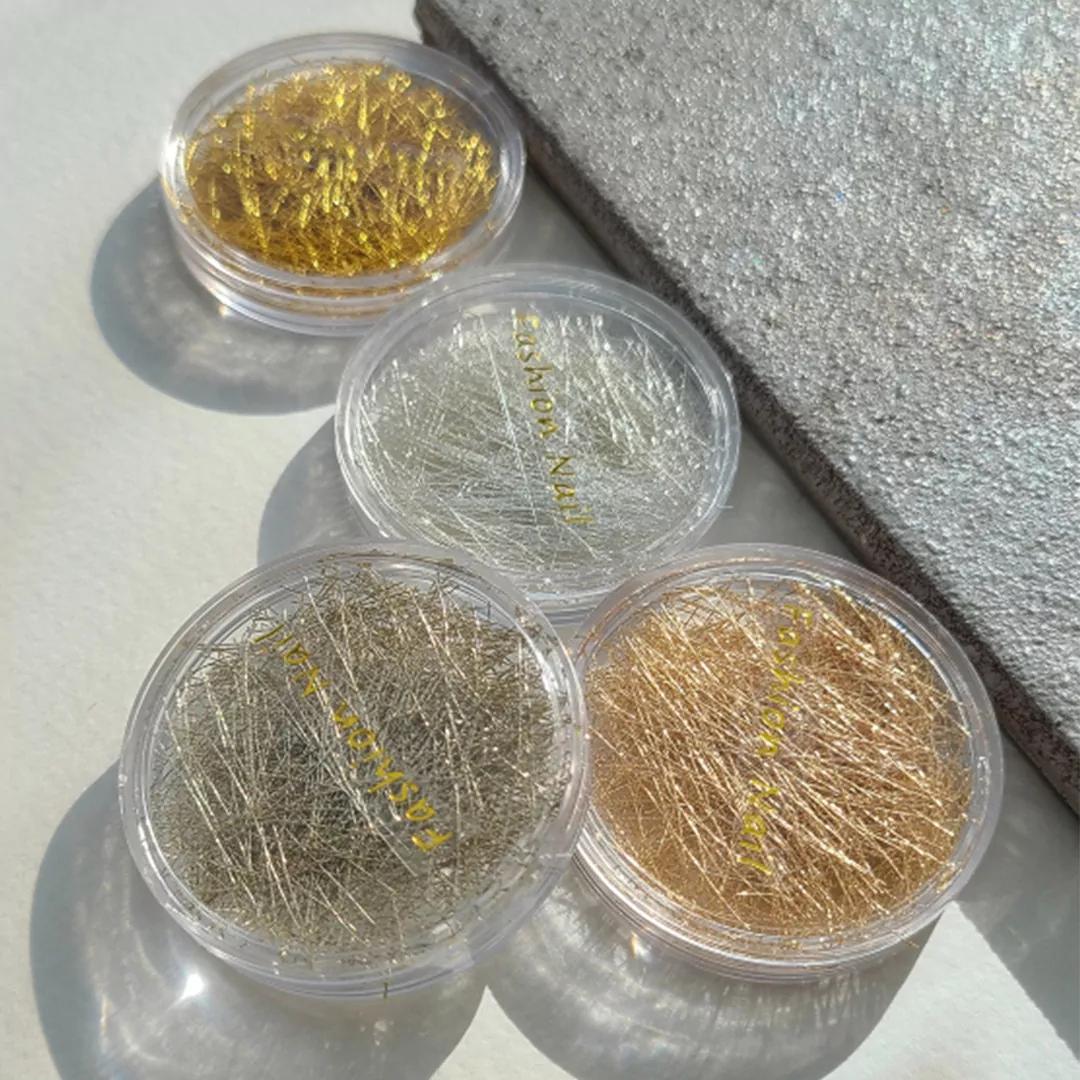 [보니비네일] 금사 은사 메탈사 4종 {1개입}