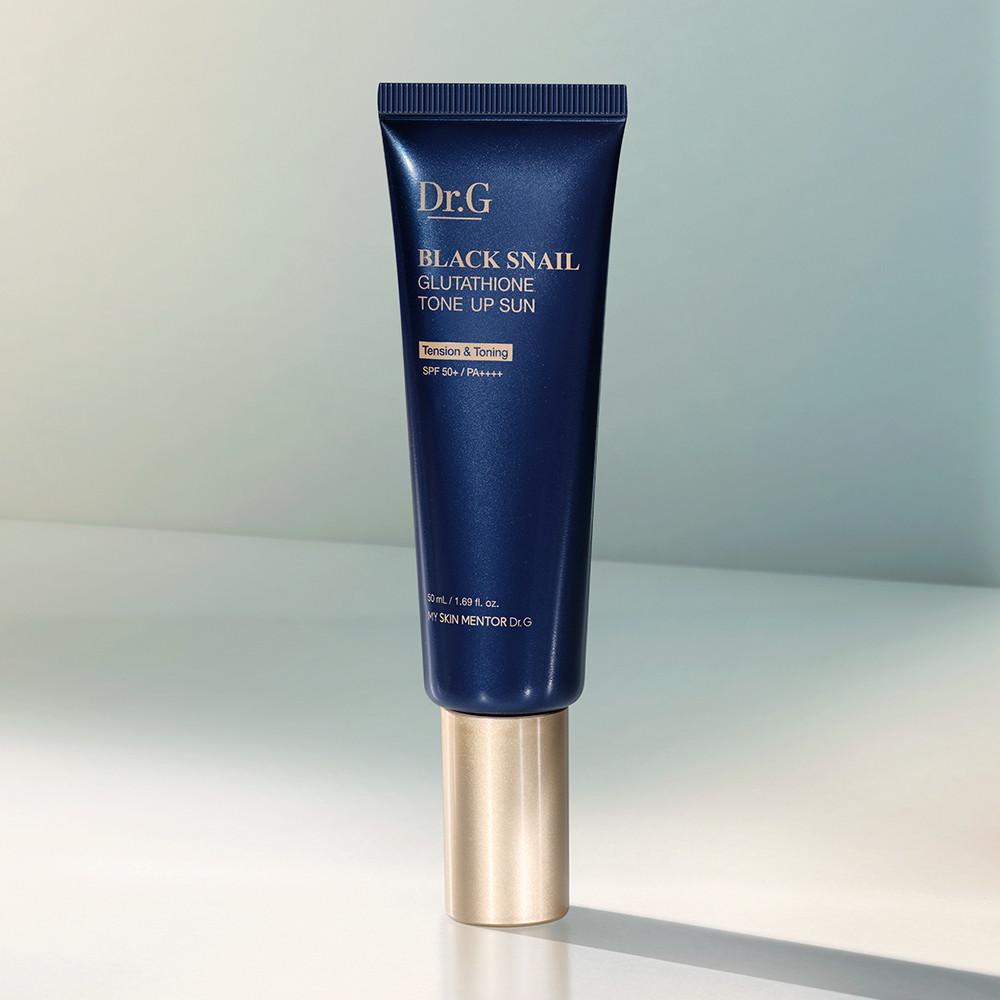 닥터지 블랙 스네일 글루타치온 톤업 선 50ml (SPF50+/PA++++) : 닥터지