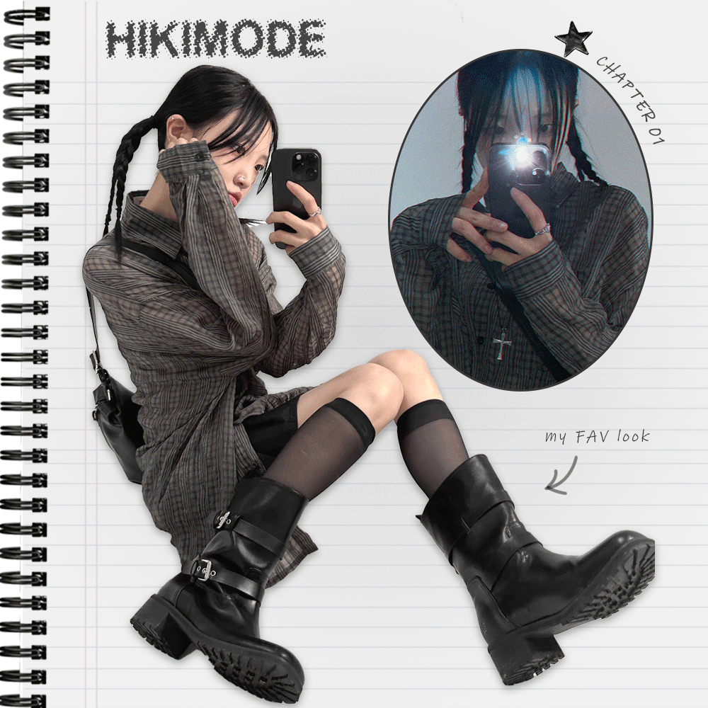 시어서커 빅사이즈 오버핏 시스루 커버업 스쿨룩 체크 남방 셔츠