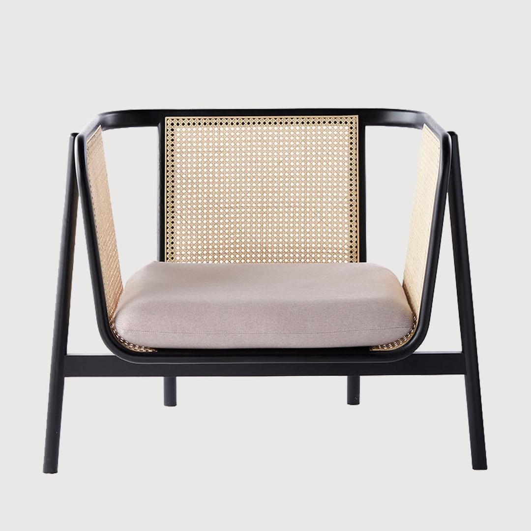CANE SOFA-02 1P, black