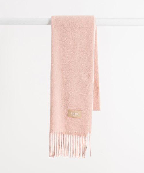 two tone cashmere muffler (M001_light pink)