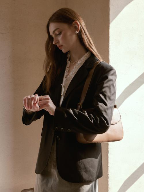 [리퍼브 특가] BIRKIN classic jacket_BLACK