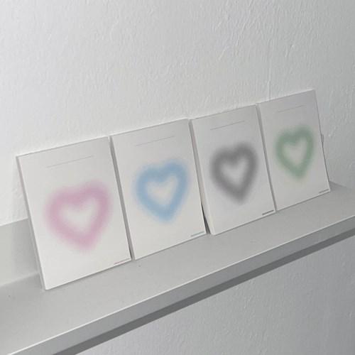 [레키문] HEART GRADATION MEMO PAD