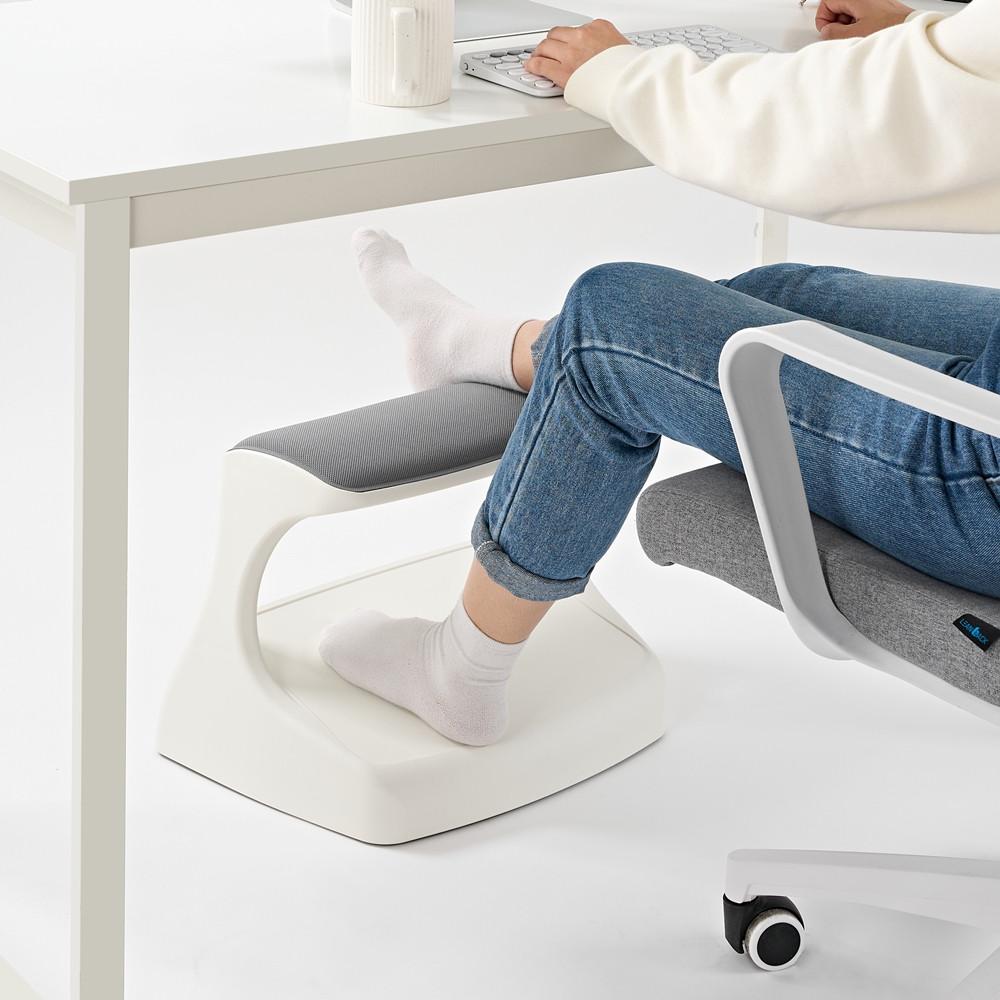 책상 발받침대 발판 사무실 컴퓨터 2단 쿠션 발받침 다리받침대 풋레스트