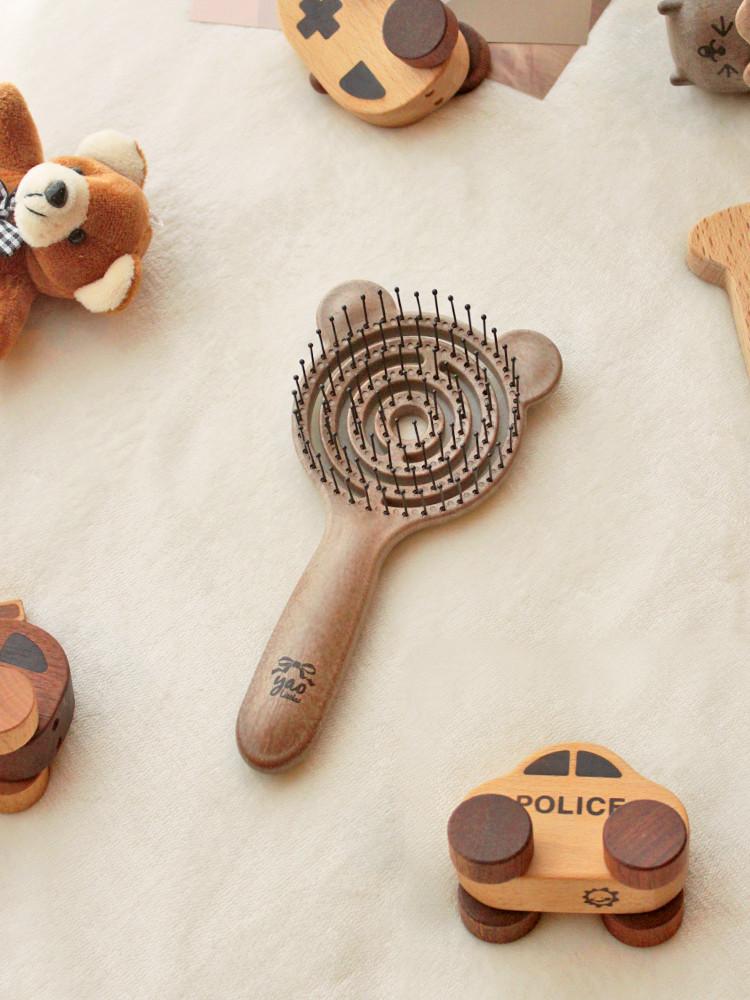 야오 헤어브러쉬 미니빗 유아머리빗 리틀즈테디