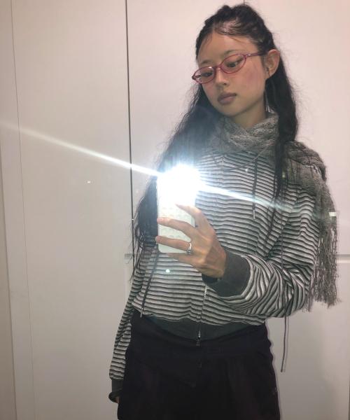 스트라이프 후드집업_MIWJMF921C