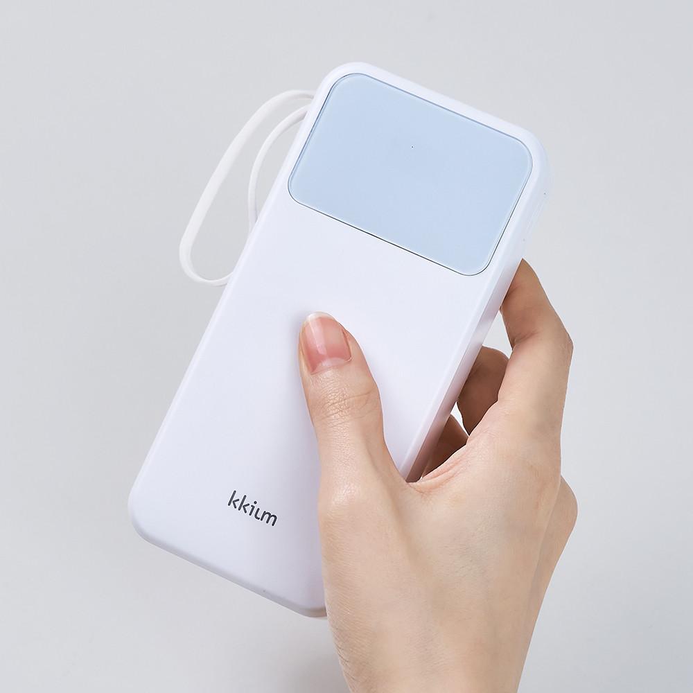 끼움 PD20W 20000mAh 초고속 충전 분리형 3in1 케이블 보조배터리 C타입 8핀 기내반입