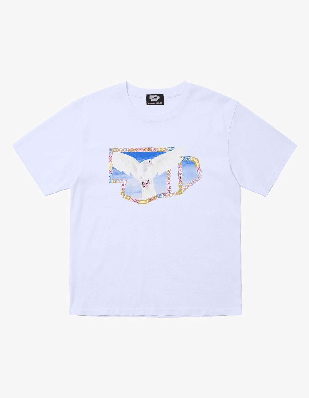 Oversized Pigeon Half Sleeve - White