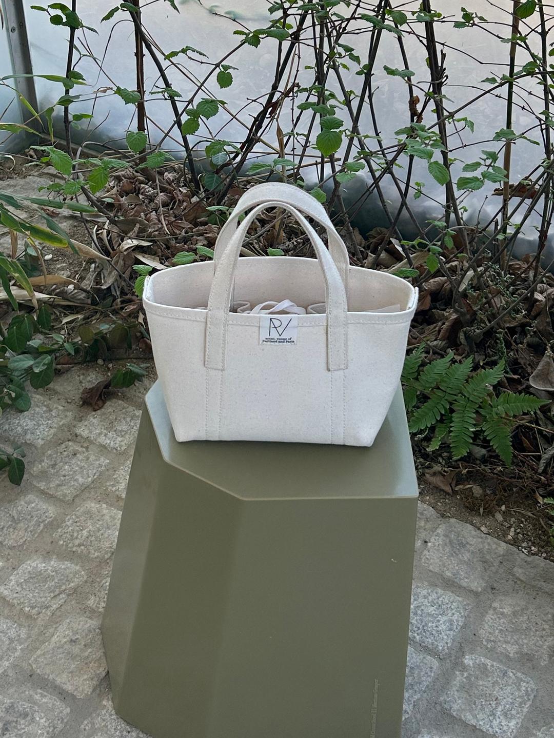 MINI CANVAS TOTE BAG 미니 캔버스 토트백